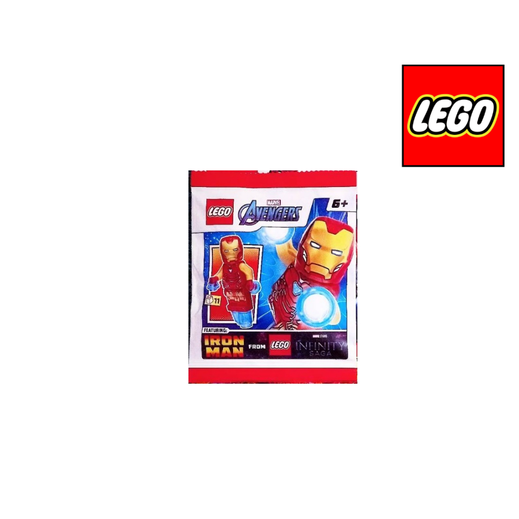 Lego Marvel Iron man / ironman mark 85 ถุงกระดาษเกราะ - ชุด 242320 - กระเป ๋ าตัวละคร