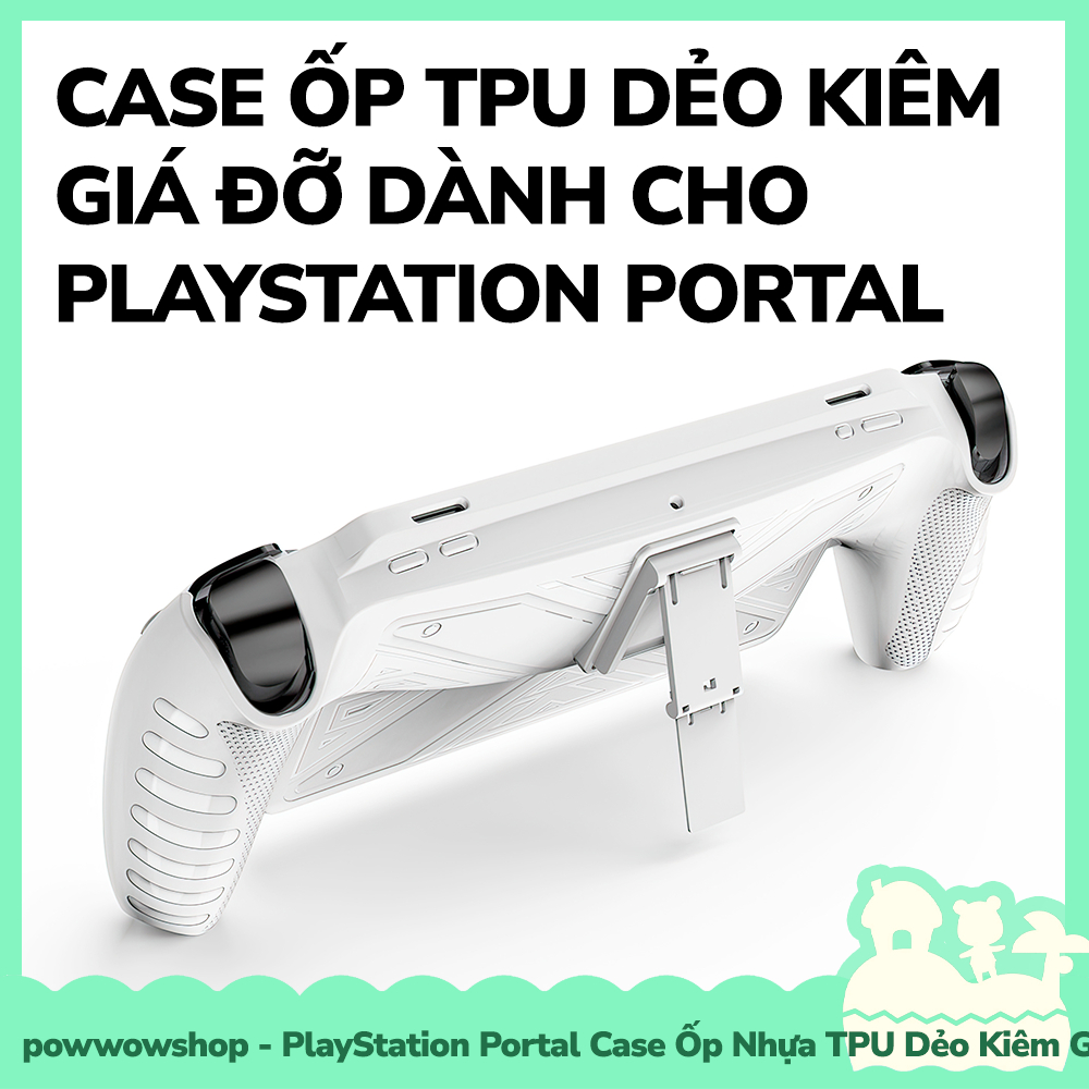 [ คลังสินค ้ าพร ้ อม VN - ความเร ็ วไฟ ] เคส PlayStation Portal TPU PC ฝาหลัง Cum รองรับสําหรับ PlayStation Portal สีดําสีขาว
