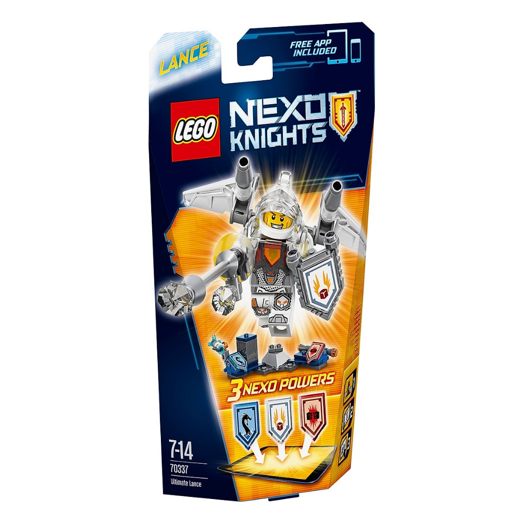 Lego Nexo Knights 70337 Knights Lance ของแท ้ ( กล ่ องเก ่ าใหม ่ ซีลปริศนาของเล ่ นการพัฒนาทางปัญญา