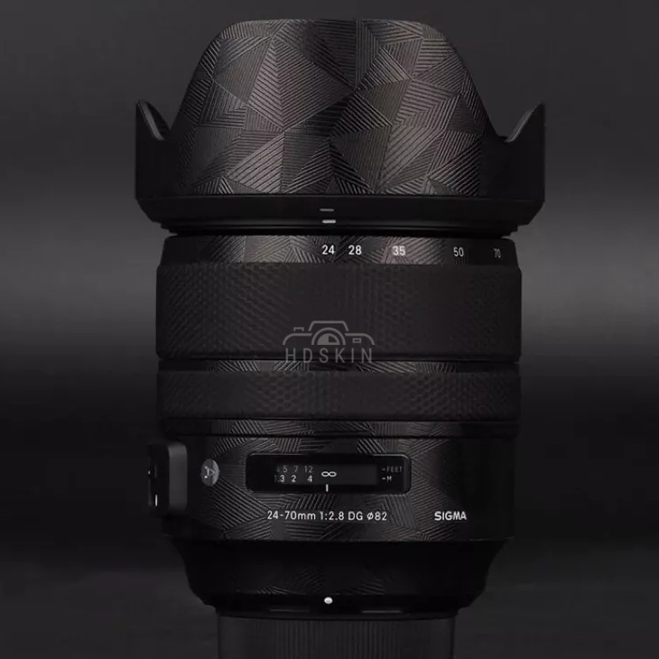 สติ ๊ กเกอร ์ ติดผิว 3M นูนสําหรับ Sigma Wool 24-70 f / 2.8 สําหรับ Canon / Nikon - HDSKIN