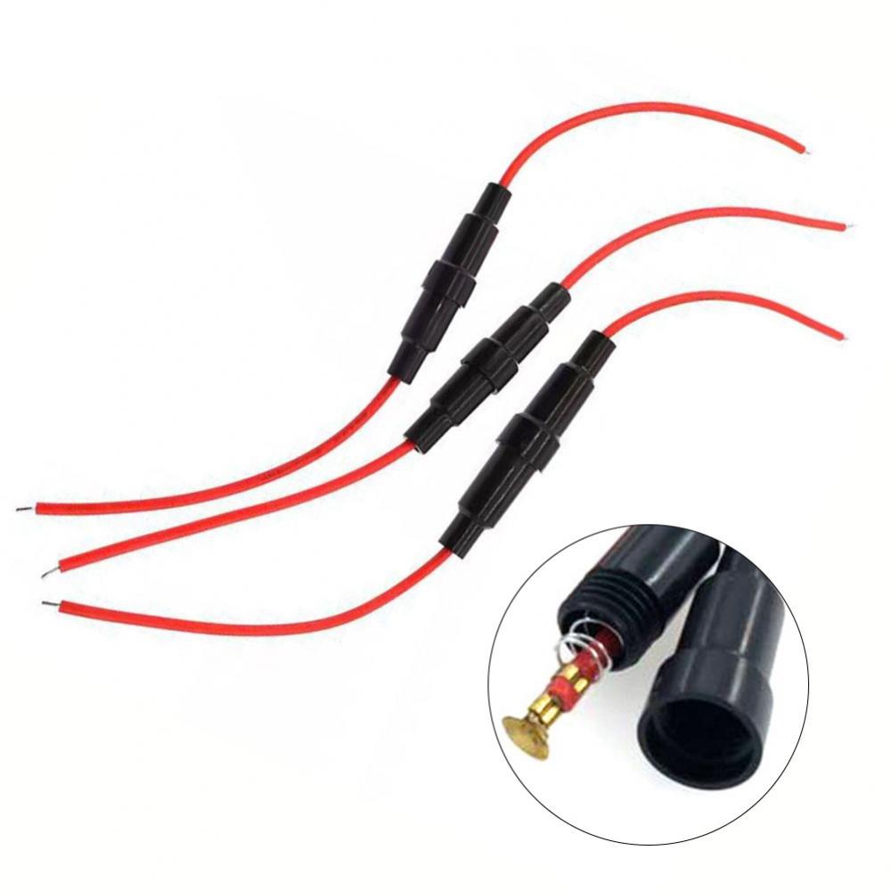 ลวดฟิวส์หลอดแก้ว 2.4mm 22awg 6x30 mm