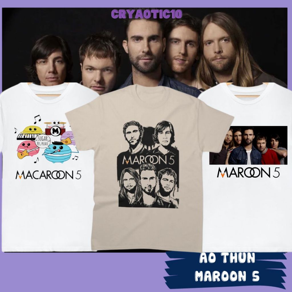 เสื้อยืด Maroon 5 ทุกขนาด unisex cryotic10