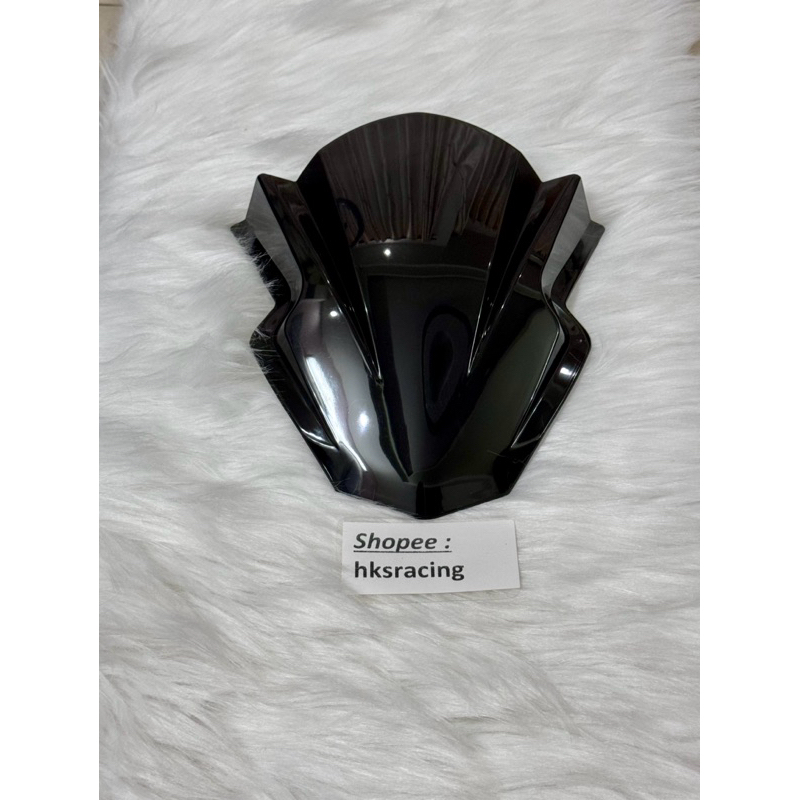 ฝาครอบหัว, WINDSHIELD สําหรับ VARIO 160cc SMOKE BLACK