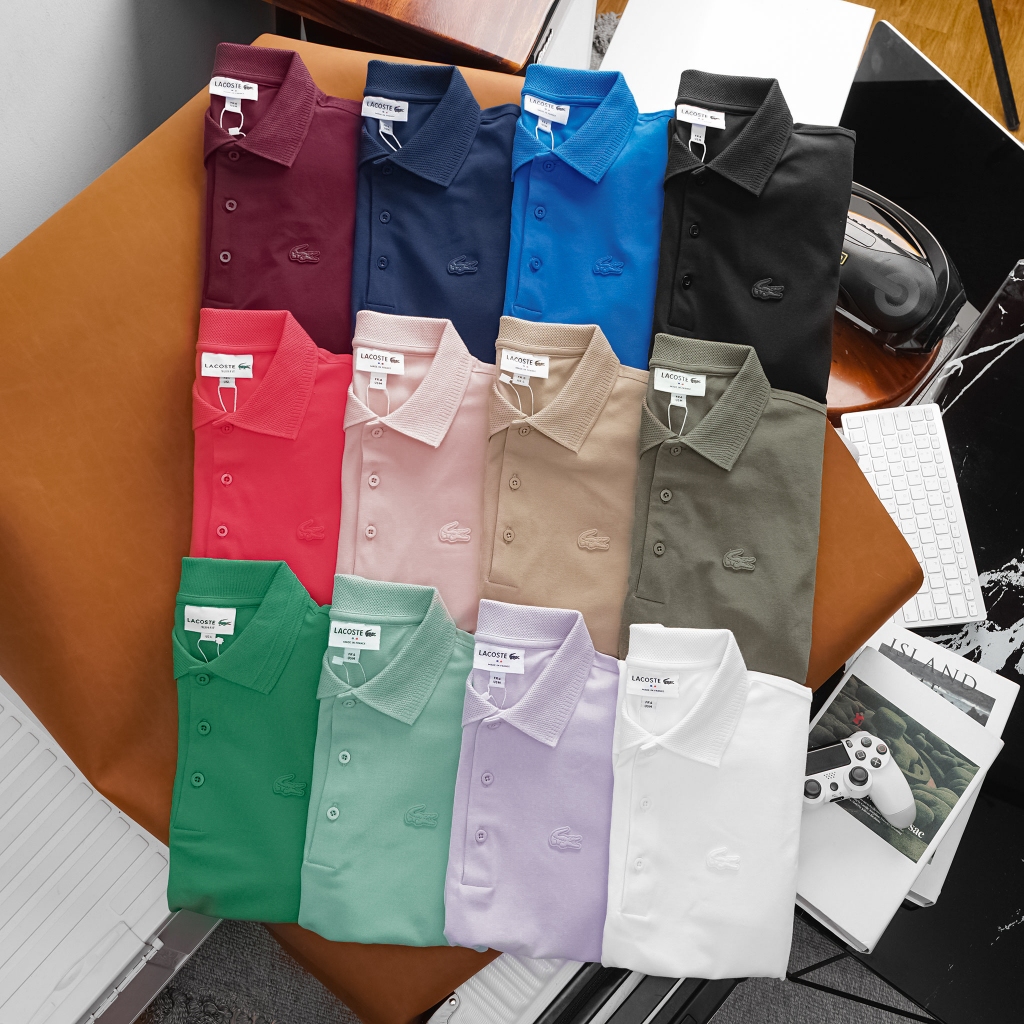 เสื้อโปโลผู้ชาย 3bros สีอ่อนเยาว์ ผ้าปิเก้แท้ ไซส์ใหญ่ 95kg - 3bros