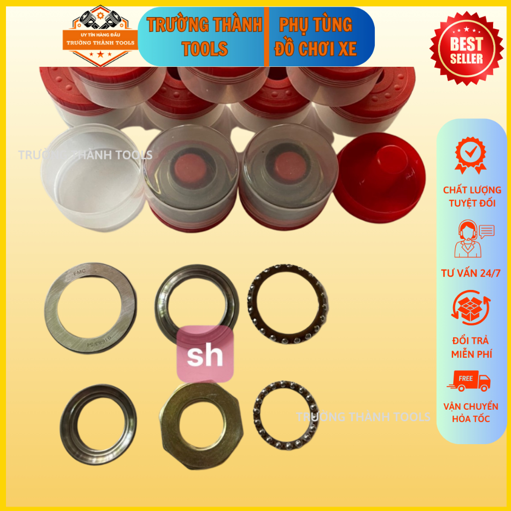 ชุดซีลรถยนต์ FMC Lead/Nouvo/Sh ของแท้ ชุดชามคอตะกั่ว/โนโว/sh เครื่องมือ Truong Thanh