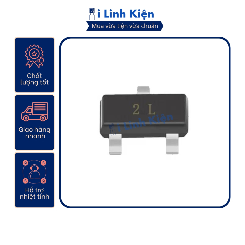 ทรานซิสเตอร์ 2N5401 MMBT5401 0.3A 150V ถุง 10.