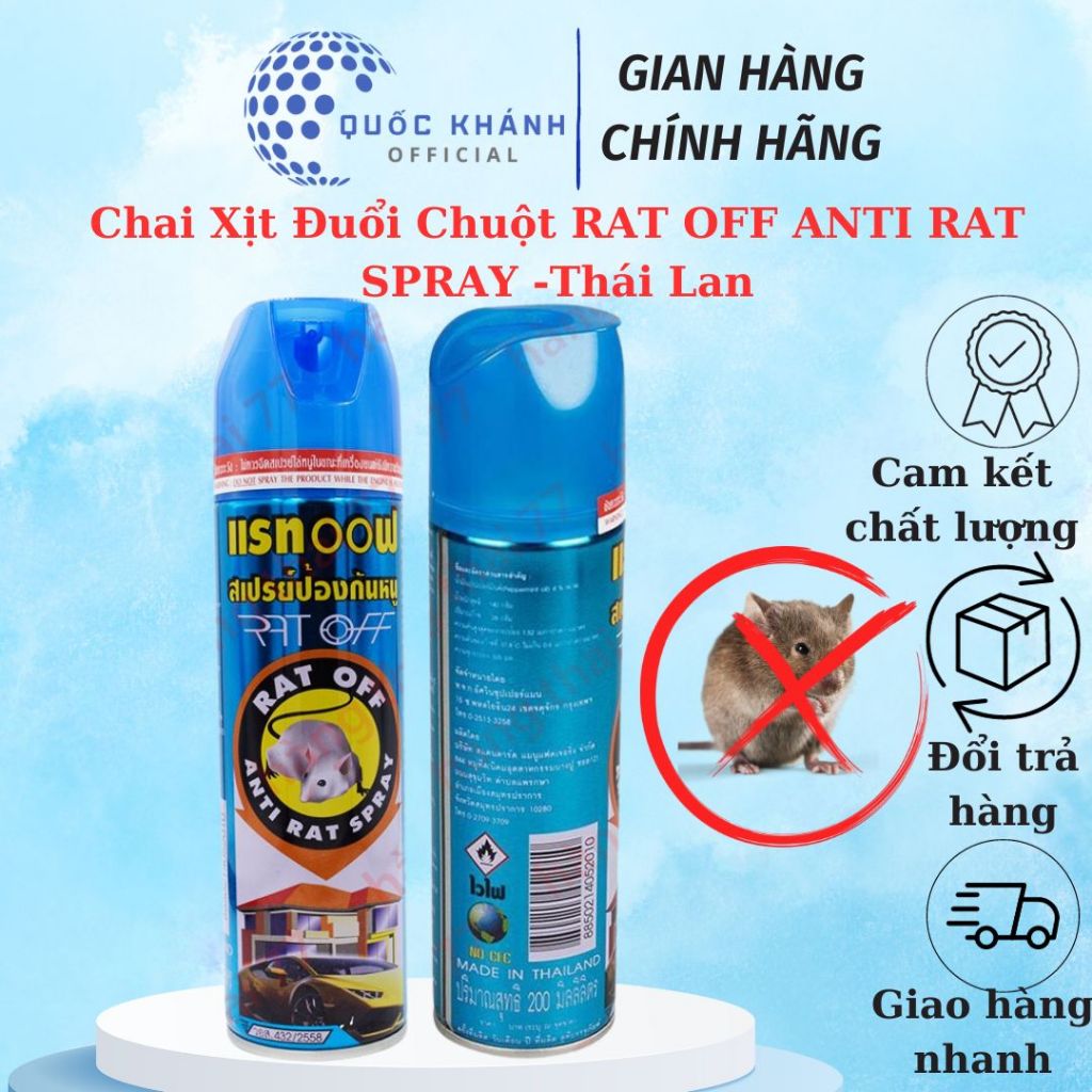 RAT OFF ANTI RAT SPRAY - ประเทศไทย