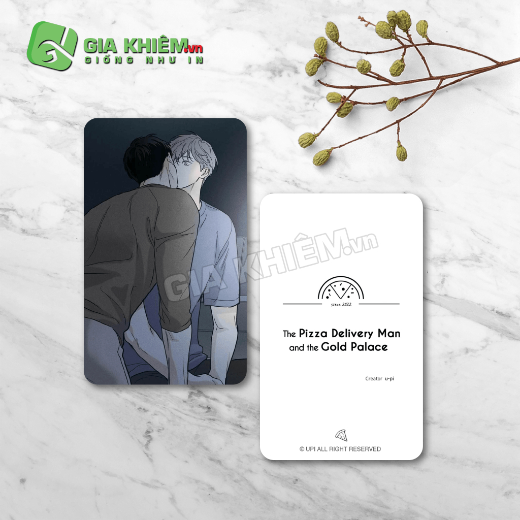 Photocard PIZZA AND GOLD PALACE (P3) - THE PIZZA DEIVERY MAN AND THE GOLD PALACE - ขนาด 5.5x9ซม.
