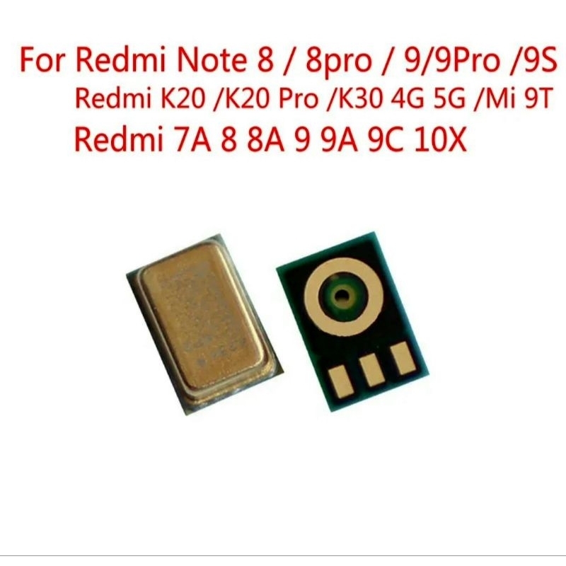 Combo 2 ไมค์ xiaomi Redmi Note 8 Note 9 K20 K20 pro K30 Redmi 8 9 9a 9C