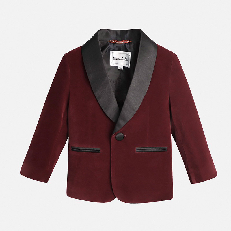 (มีสีแดง 140) VELVET VEST FOR KIDS