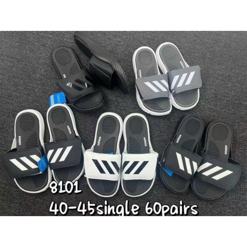 DAS Adidas aphabouce adilette 2022 รองเท้าแตะหนังขนาดใหญ่+กล่องเรือ