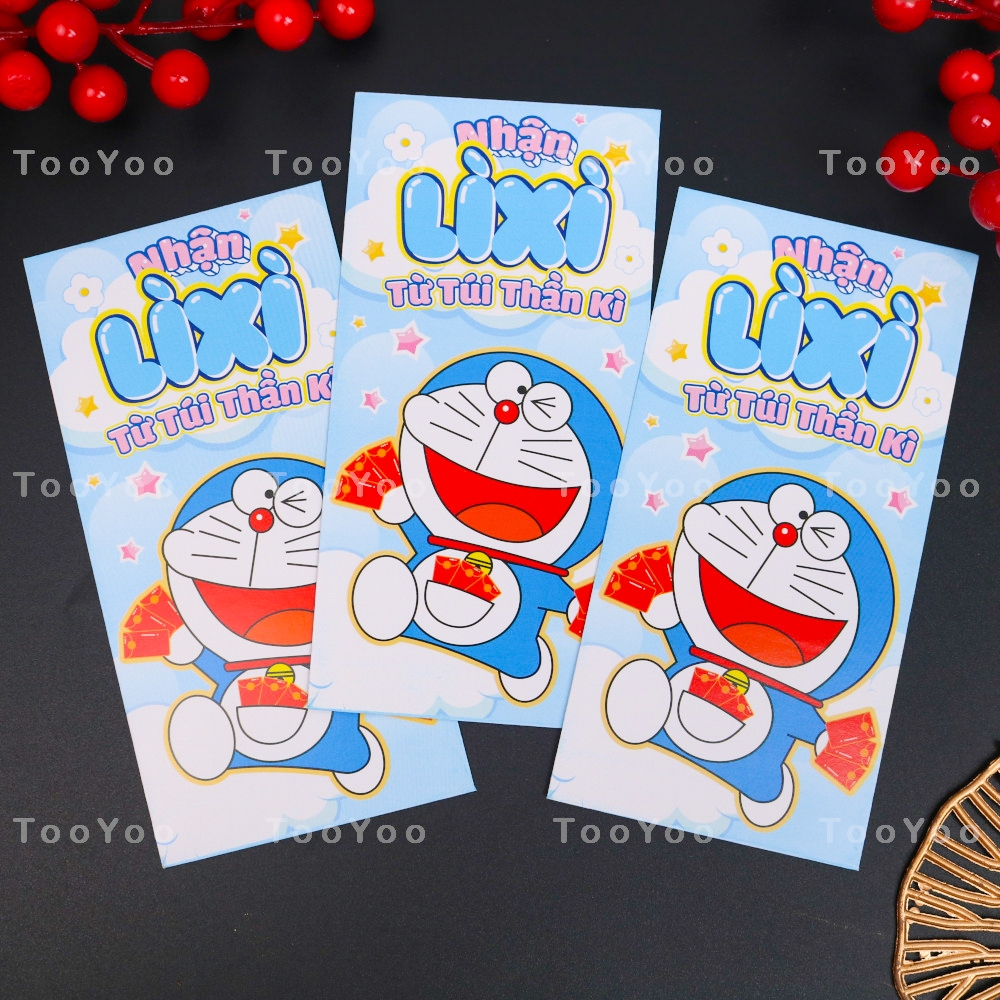 SET ซองเงินนําโชค Doraemon สุดน่ารัก 10 ซอง TooYoo BK00521