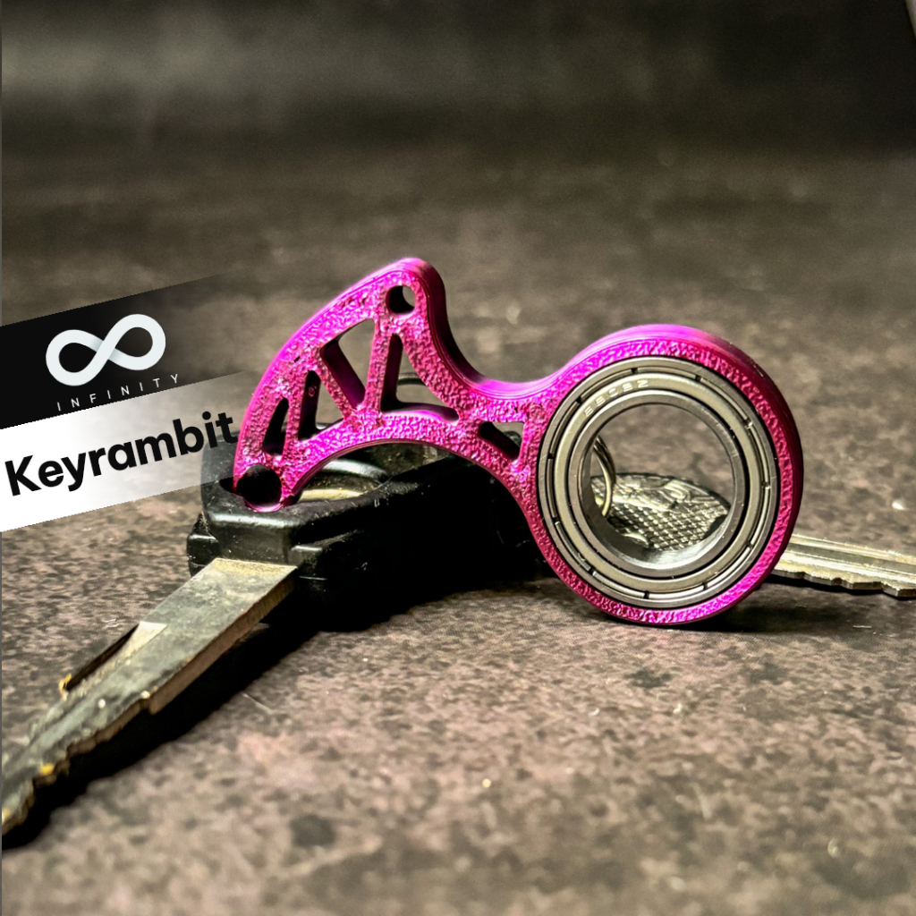 KEYRAMBIT Ver4.0 - ที่แขวนกุญแจแบบหมุนได้ เต้นรํา TikTok สุดฮอต