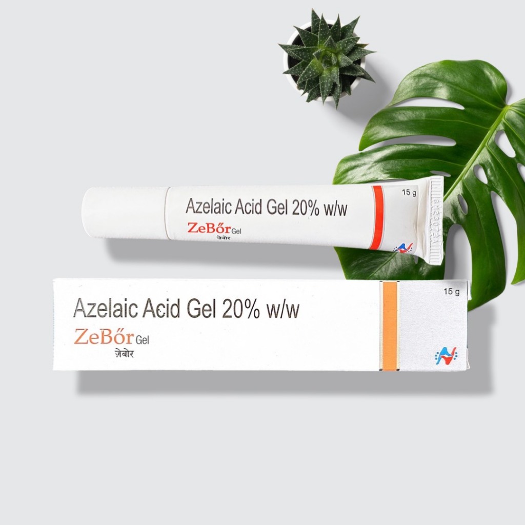 Zeborgging gel ( 15g ) - กรดอะเซลาอิก 20 %, Hetero Acne Spot Cream, ezanic, skinoren, azclear