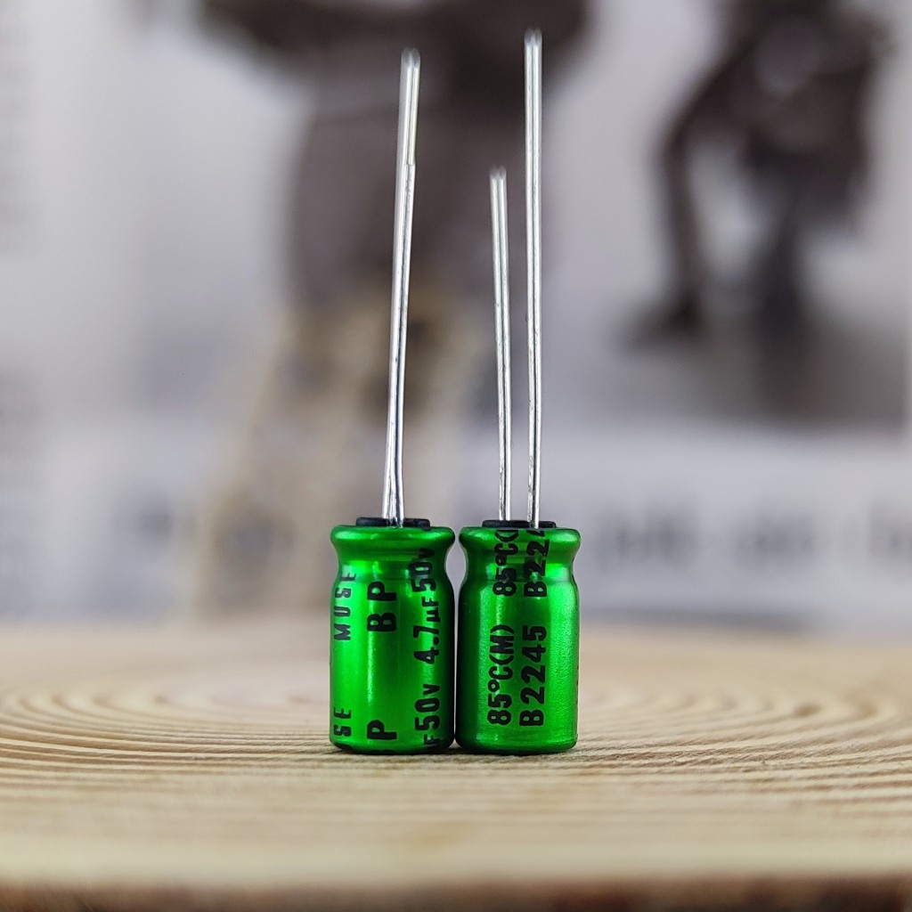 4.7uF 50V Nichicon Muse BP ตัวเก็บประจุ 6.3 มม.*10 มม.
