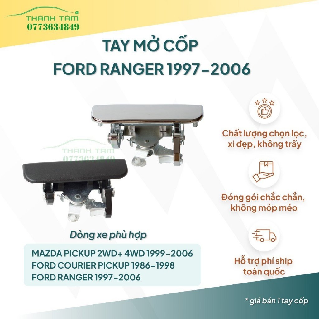 Ford Ranger 1997 - 2006 ที ่ เปิดท ้ ายรถชุบโครเมี ่ ยม