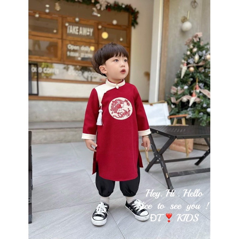 Super BEAUTIFUL MENS Ao Dai WITH SILK PANTS สําหรับ ET (ADNAM)