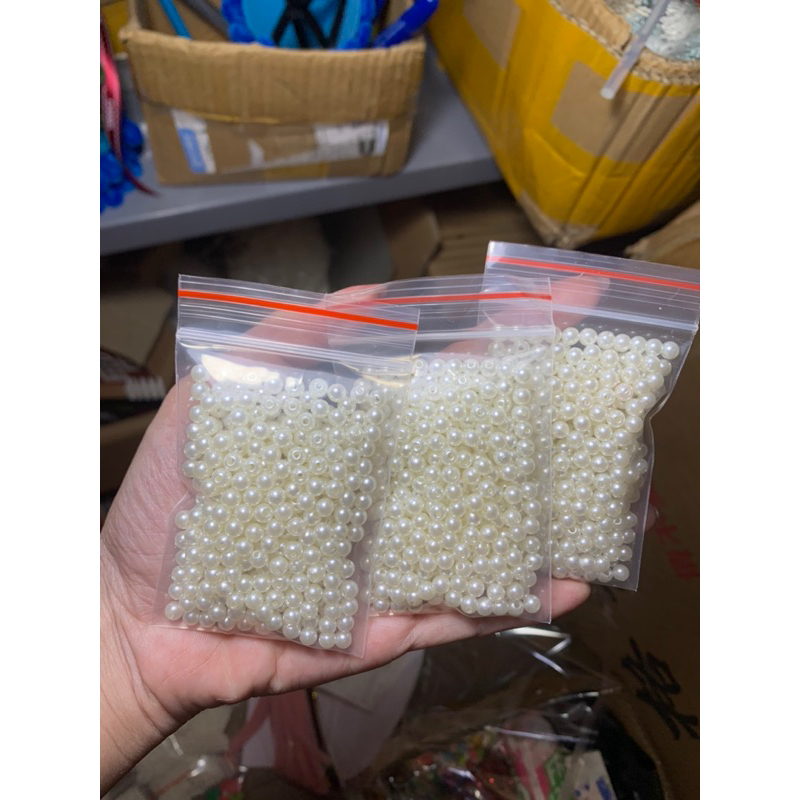 ไข่มุกถุง 30g 3mm,4mm,5mm,8mm