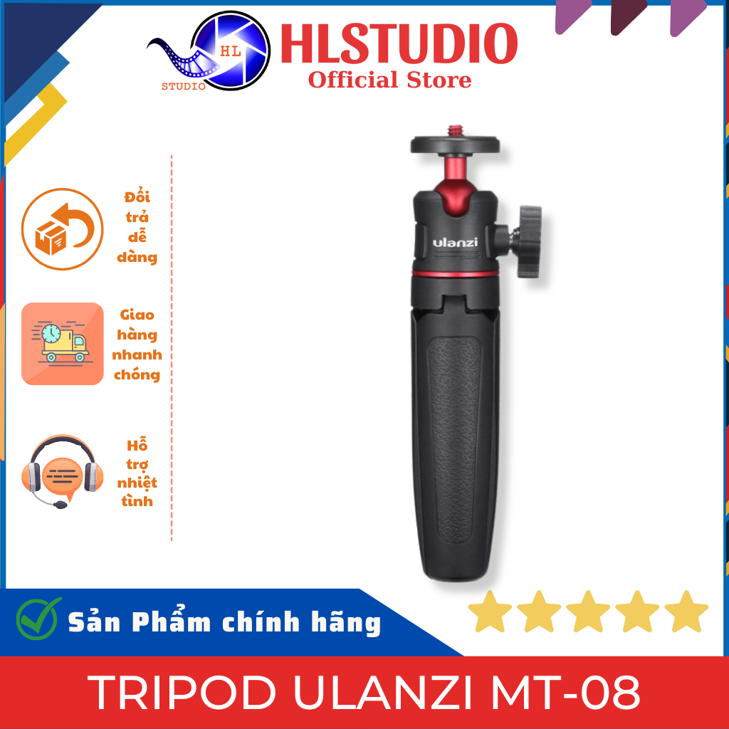 Ulanzi MT-08 ขาตั้งขาตั้งกล้องและไม้เซลฟี่