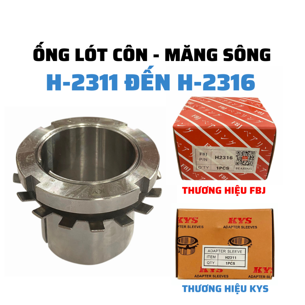 (Riversal) บูชเตเปอร์แบริ่ง H2311 H2312 H2313 H2314 H2315 H2316