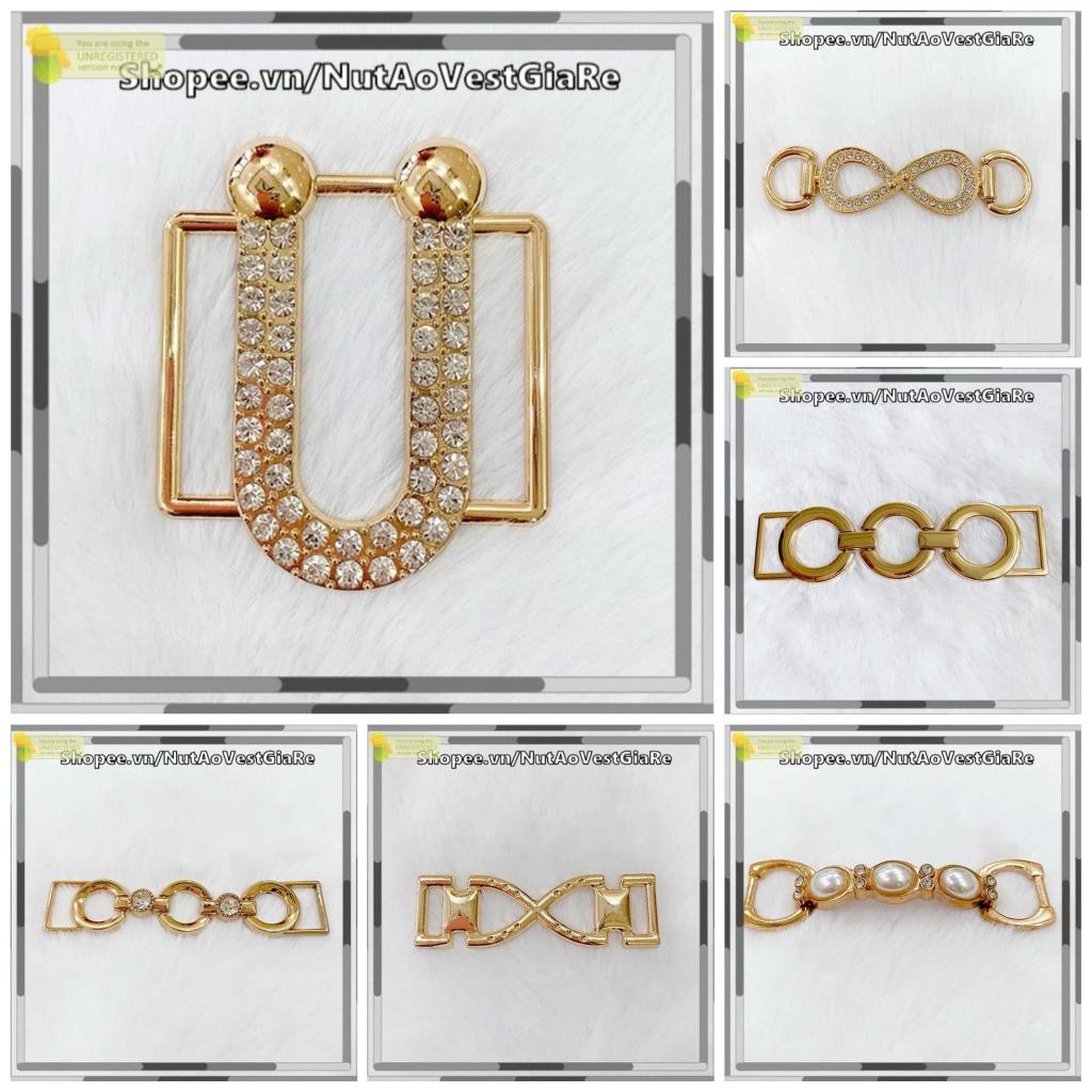 อุปกรณ์เสริมเข็มขัดโลหะตกแต่งขอบเอวกางเกง, เสื้อ, กระเป๋า, เข็มขัดประดับหิน, หัวเข็มขัดโลหะตกแต่งกระเป๋าถือ.ข ข