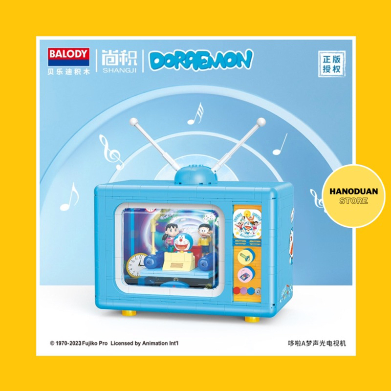 Balody Brand Doraemon TV Assembly Model - ร้าน Hanoduan