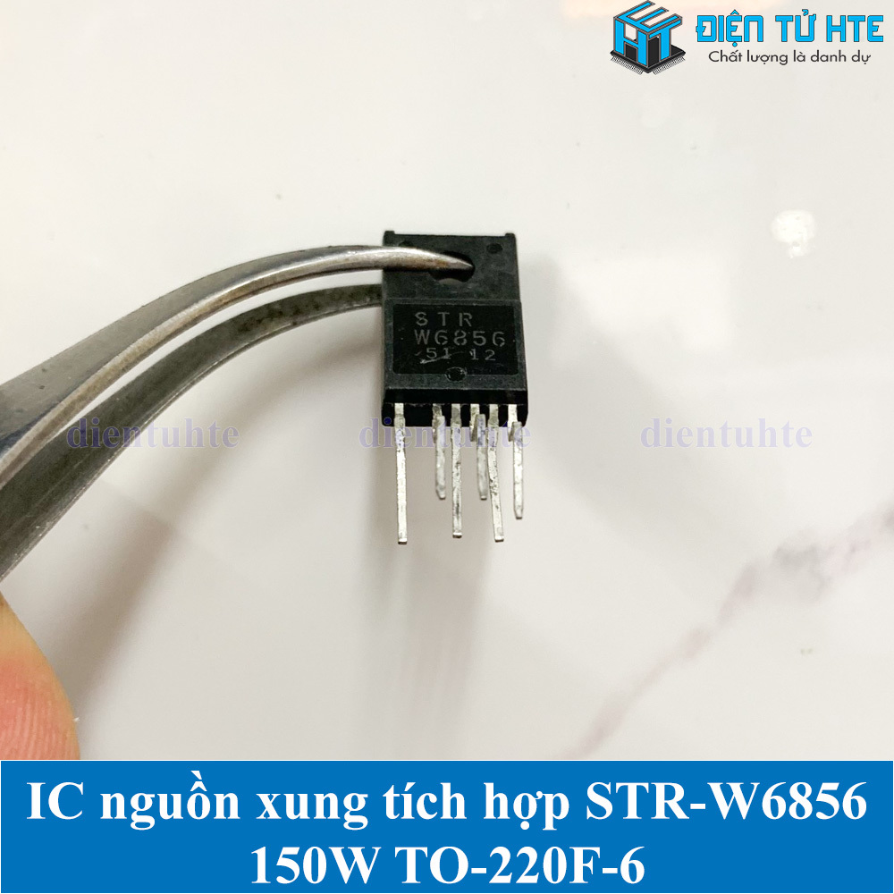 แหล่งชีพจรแบบบูรณาการของแท้ IC W6856 STR-W6856 TO-220F-6