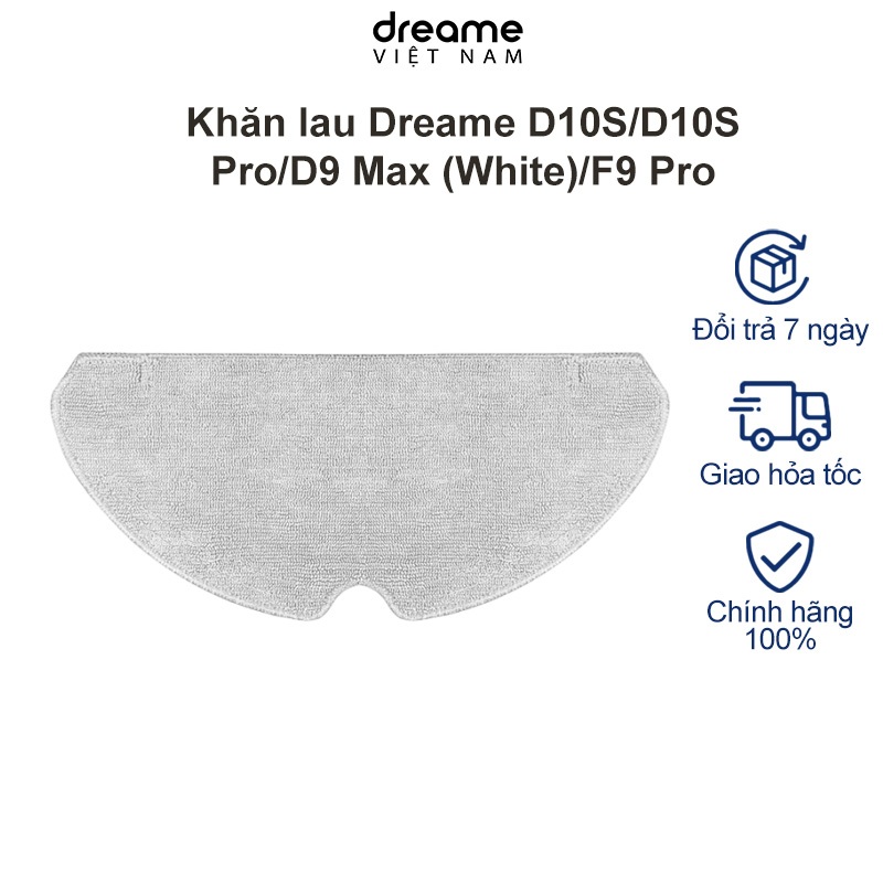 อุปกรณ์เสริมผ้าทําความสะอาดสําหรับ Dreame D10S/D10S Pro/D9 Max (สีขาว)/F9 Pro เครื่องดูดฝุ่นหุ่นยนต์