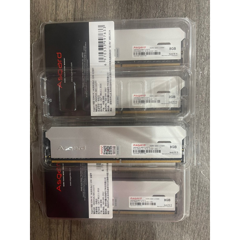 Asgard ddr4 8gb 3200 คอมพิวเตอร์ Ram พร้อมฮีทซิงค์คุณภาพสูง