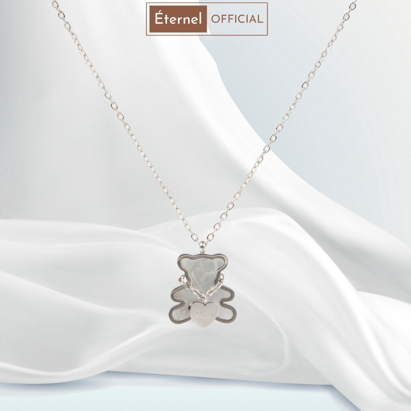 CDE Teddy in love Necklace Silver - สร้อยคอคุณภาพสูง