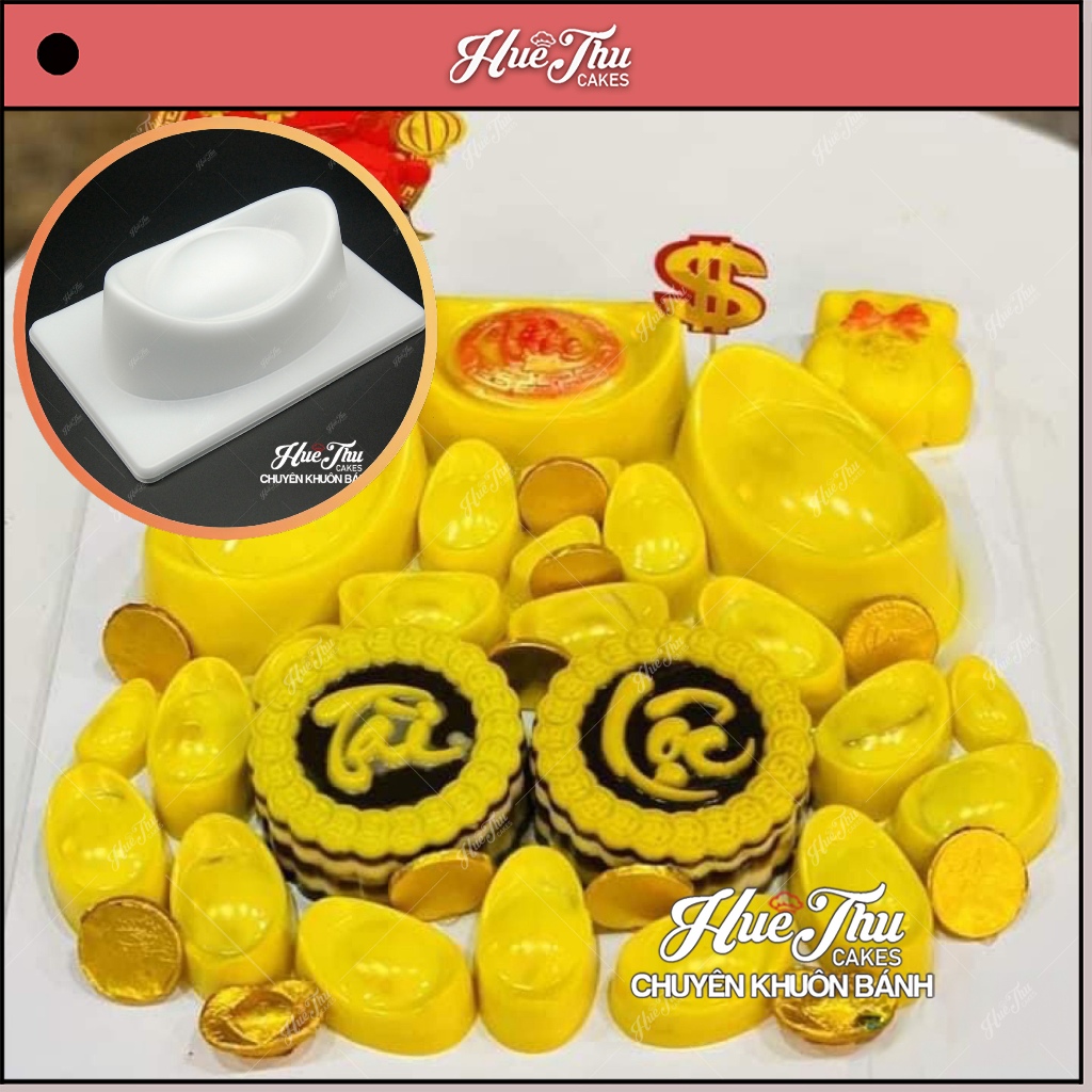 Dai Tron Gold Bar Mold 13cm ใช้เทเยลลี่ 3D และ 4D