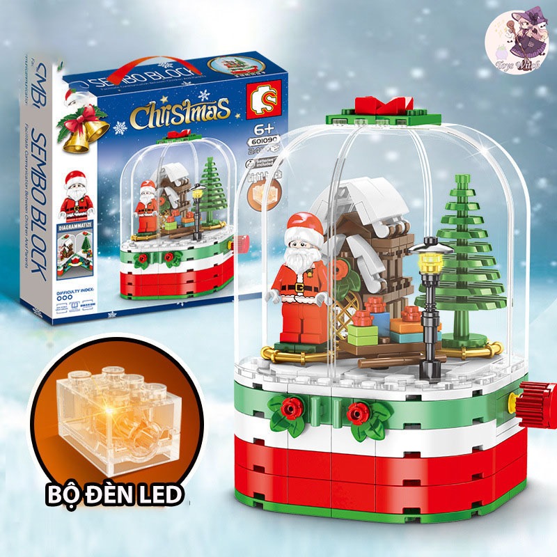 Lego Snow Globe Christmas House ของขวัญเทศกาลคริสต ์ มาสประกาย 601090
