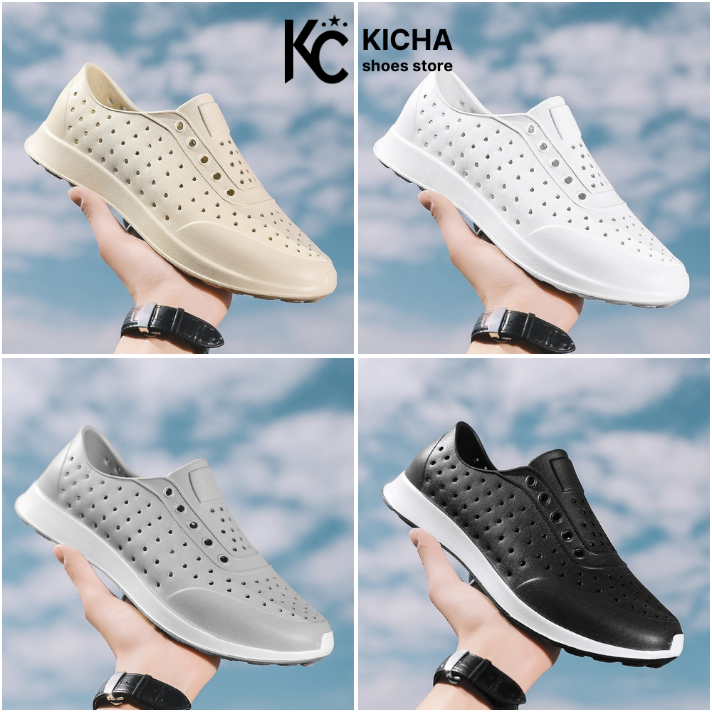 Wnc Native Sports Style Hole Shoes รองเท้ากันฝนพลาสติกทําจากพลาสติก EVA แบบนุ่ม กันน้ํา