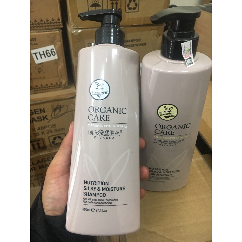 Divasea Organic Shampoo Intensive Nourishing Hair Loss | ผลิตในอิตาลี | 800มล