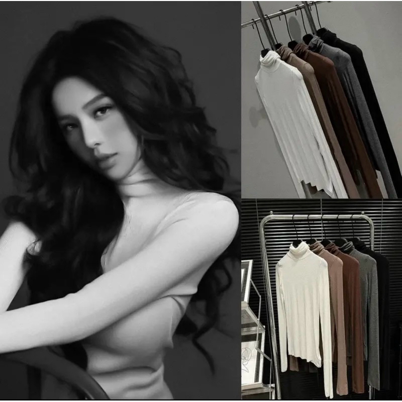 เสื้อยืดคอเต่ากระดาษเทอร์มอล