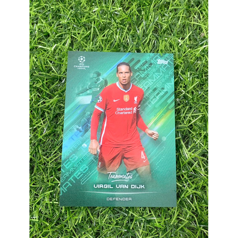 Van Dijk Teammate Topps Firmino 2020/21 การ์ดฟุตบอล