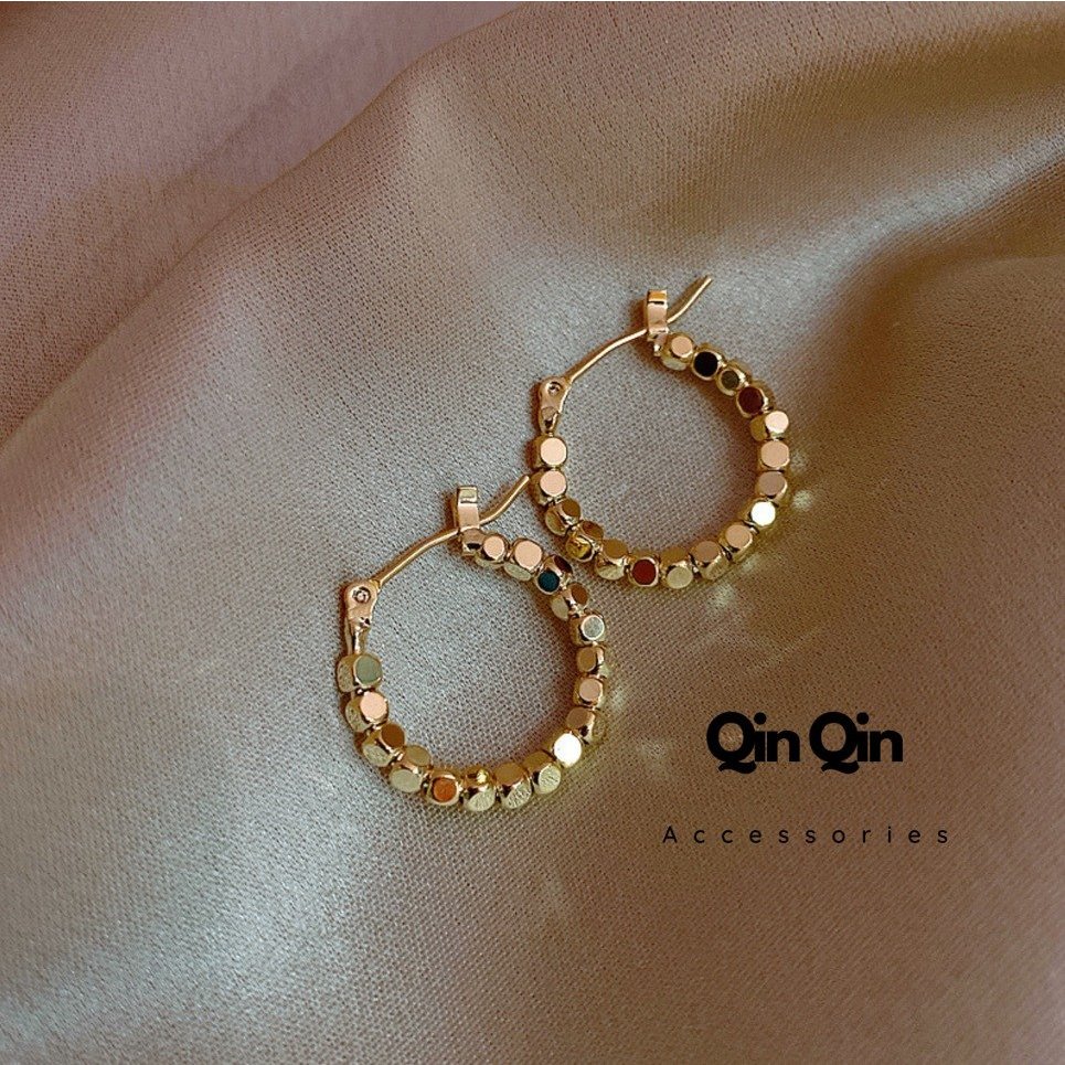 ต่างหู Qin Qin Qin พร้อมลูกปัดส่วนบุคคล - BT0056
