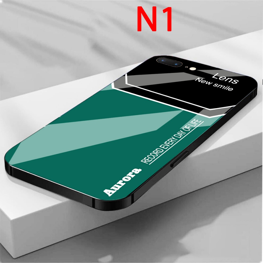 เคส IPHONE 7,8,7PLUS,8PLUS ฝาหลังกระจก กันกระแทก
