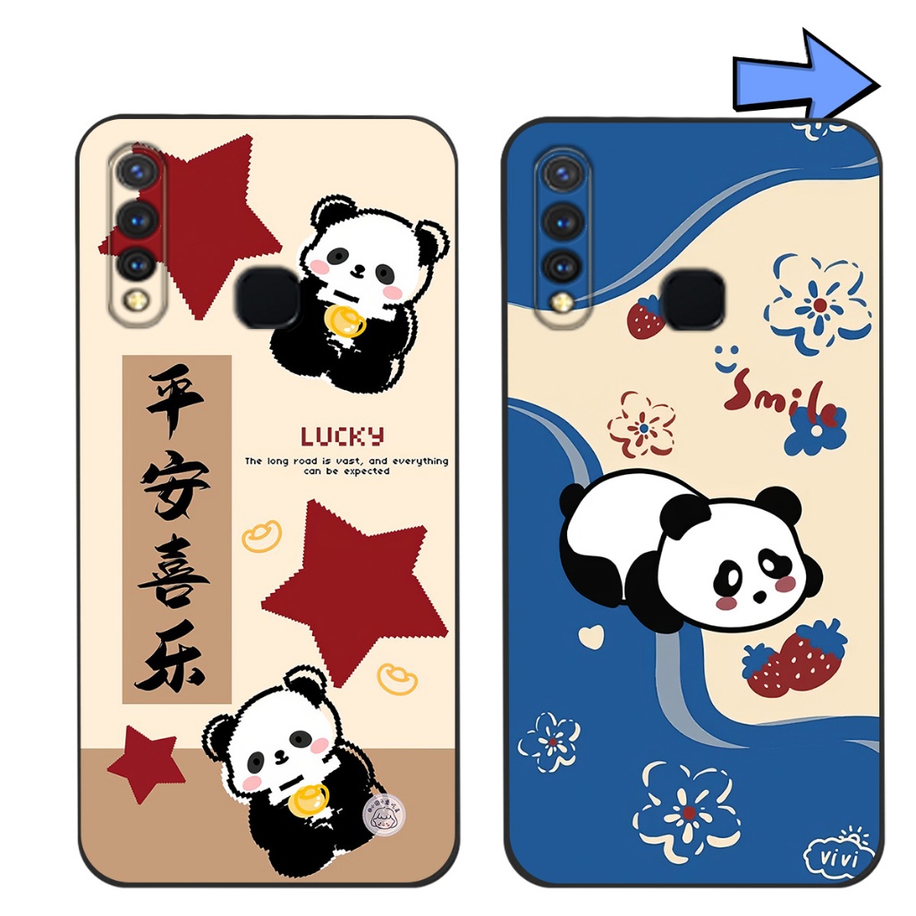เคส Vivo y19 / vivo u3 panda g1 น่ารัก