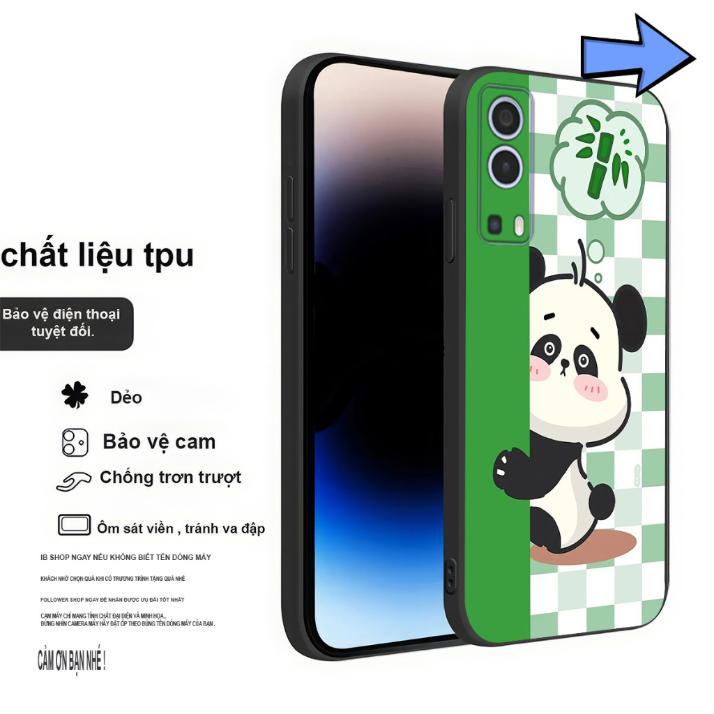 เคส Vivo y72 5g / vivo y76 5g panda น่ารัก panda g1