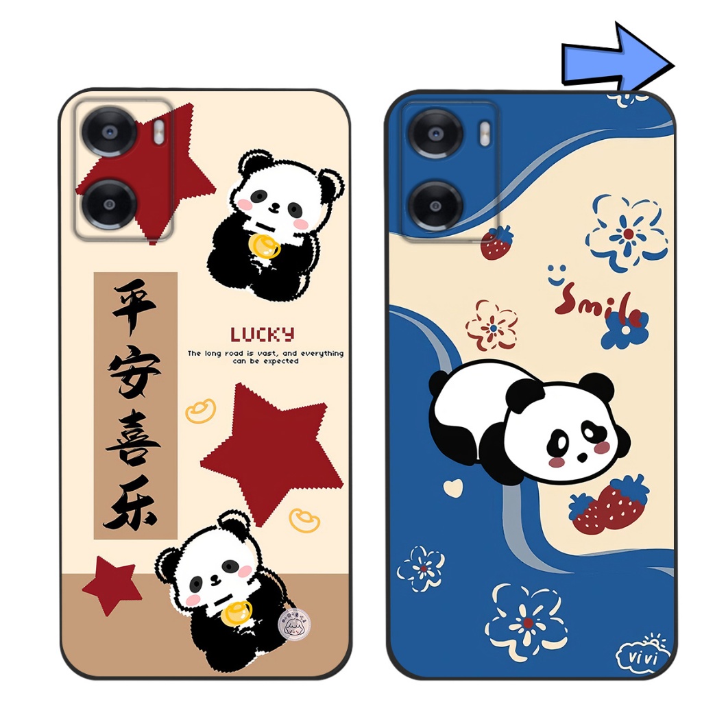 เคสแพนด้า g1 น่ารักสําหรับ oppo a57 2022 4g / a77s panda