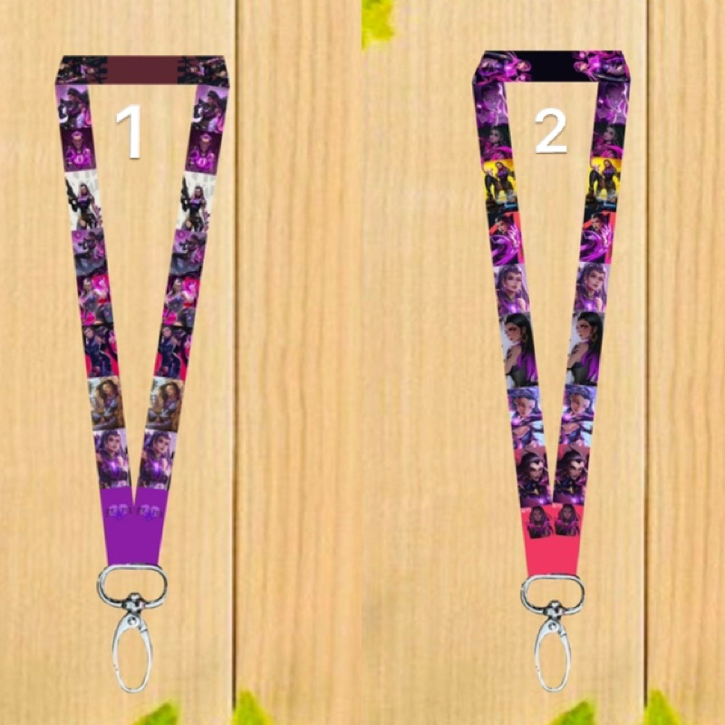 Reyna valorant card lanyard / Reyna Game valorant card lanyard