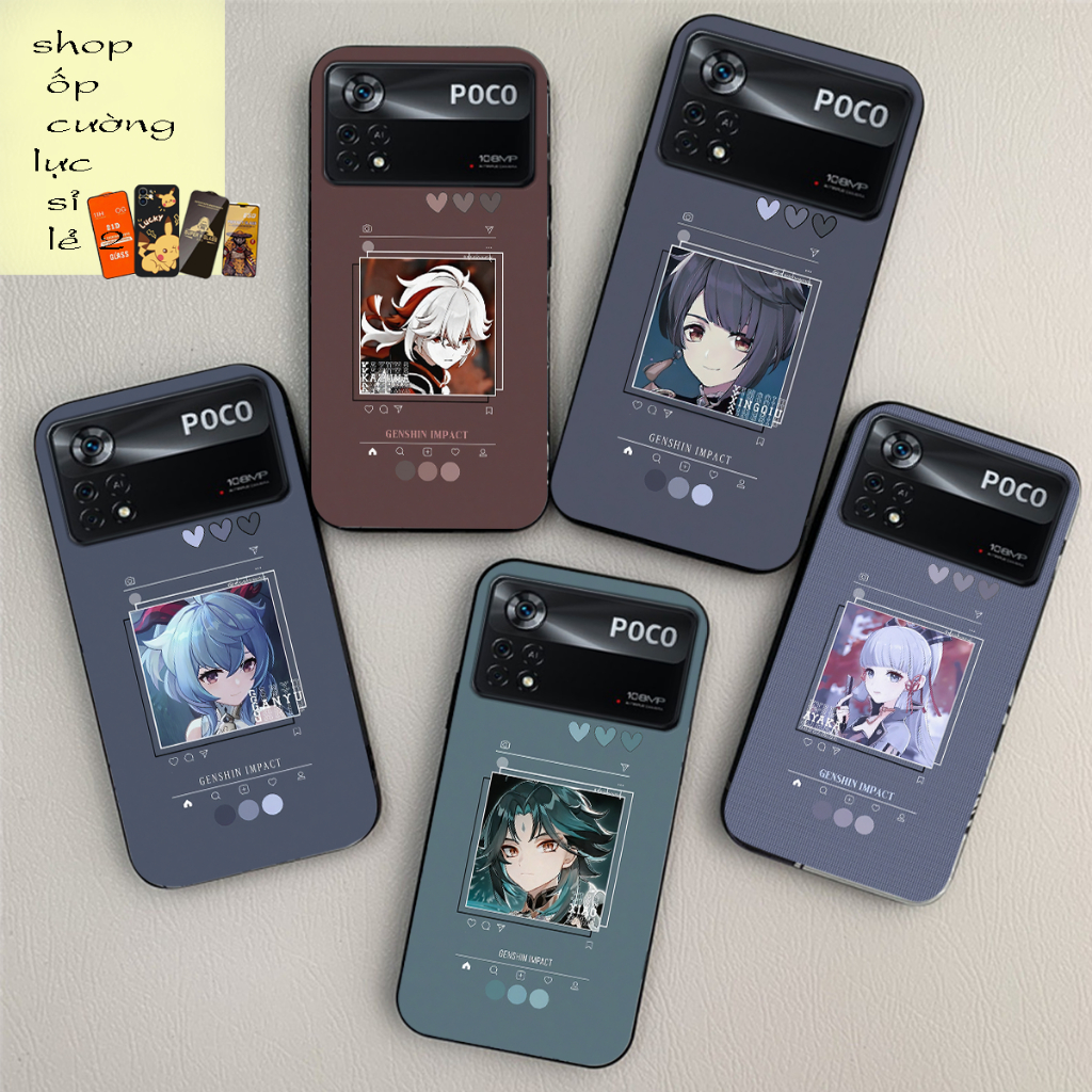 เคส Xiaomi poco x4 gt / x4 pro พร้อมพิมพ์ตัวอักษร Genshin Impact