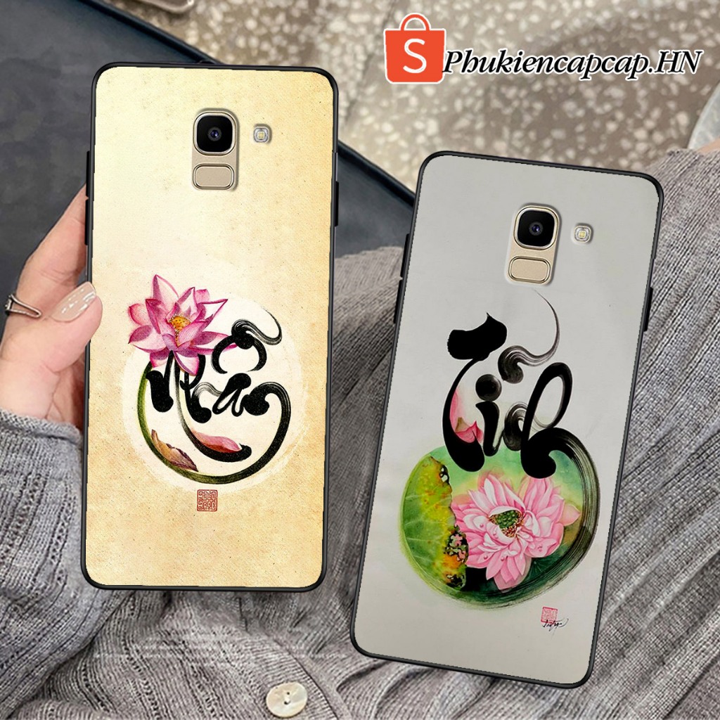 เคส Samsung J6 / J6 Plus / J6+ - เคส Samsung พิมพ์การประดิษฐ์ตัวอักษรดอกบัว ตําอัน แหวน