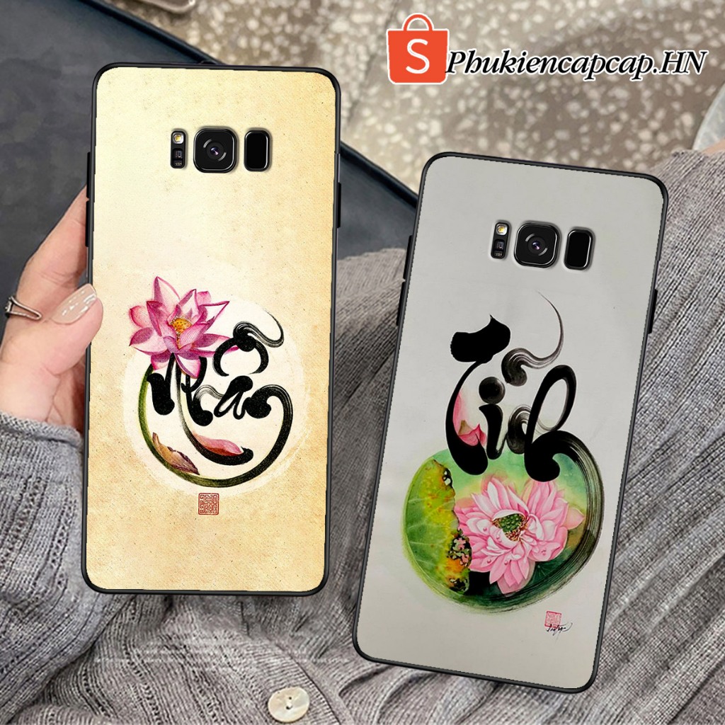 เคส Samsung S8 / S8 Plus / S8+ - เคส Samsung พิมพ์ลายการประดิษฐ์ตัวอักษรดอกบัว ตําอัน แหวน