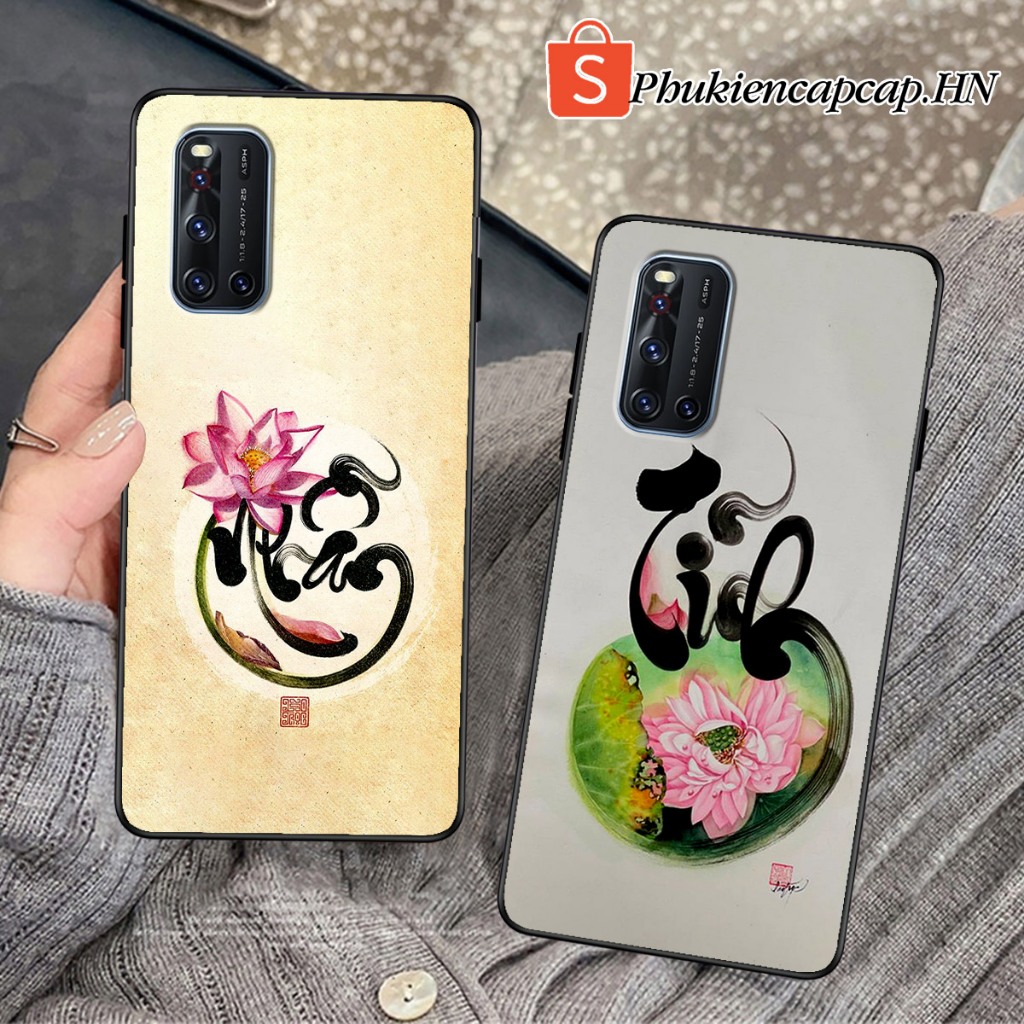 เคส Vivo V19 - เคส Vivo พิมพ์การประดิษฐ์ตัวอักษรดอกบัว ตําอัน แหวน