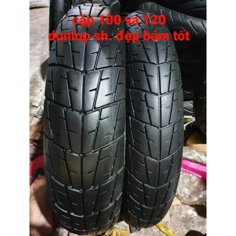 ยาง Dunlop เก่า 100/80-16 และ 120/80-16 ติดตั้งบน sh150i sh125i sh it...สินค้านําเข้าของแท้พร้อมที่จ