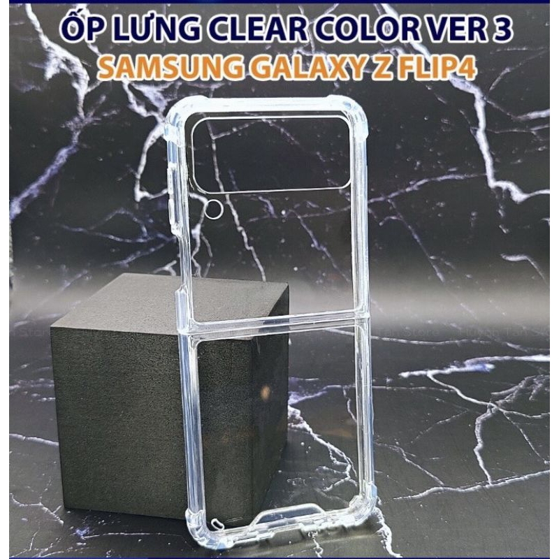 Samsung Z Flip 5 z flip 3 z flip 4 CLEAR COLOR VER 3 เคสใส กันกระแทก ป้องกันสีเหลือง