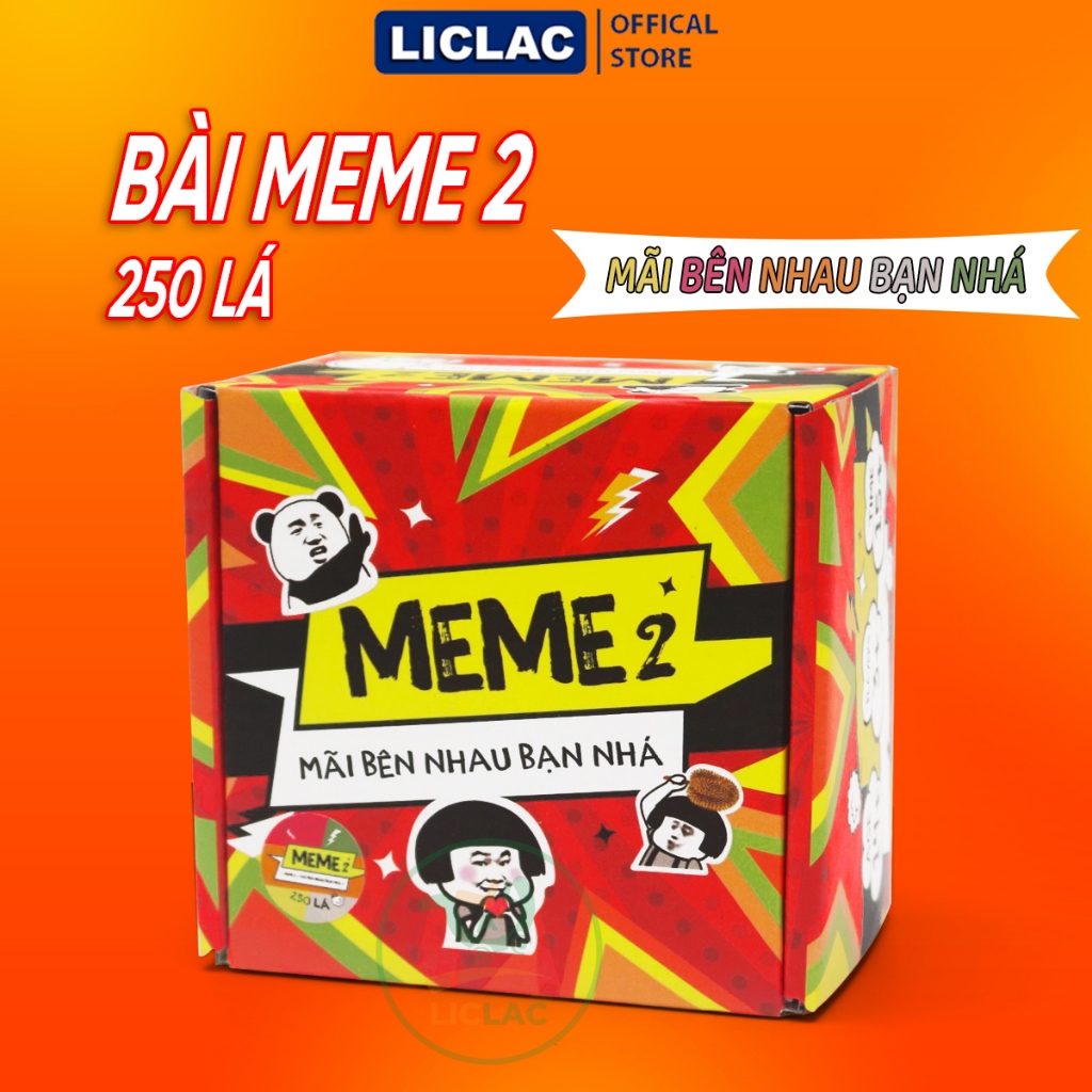 ชุดการ์ด MEME 2 ประกอบด้วยการ์ด 250 ใบ Forever Together You, เกมไพ่ Meme เล่นกับเพื่อนสุดสนุก