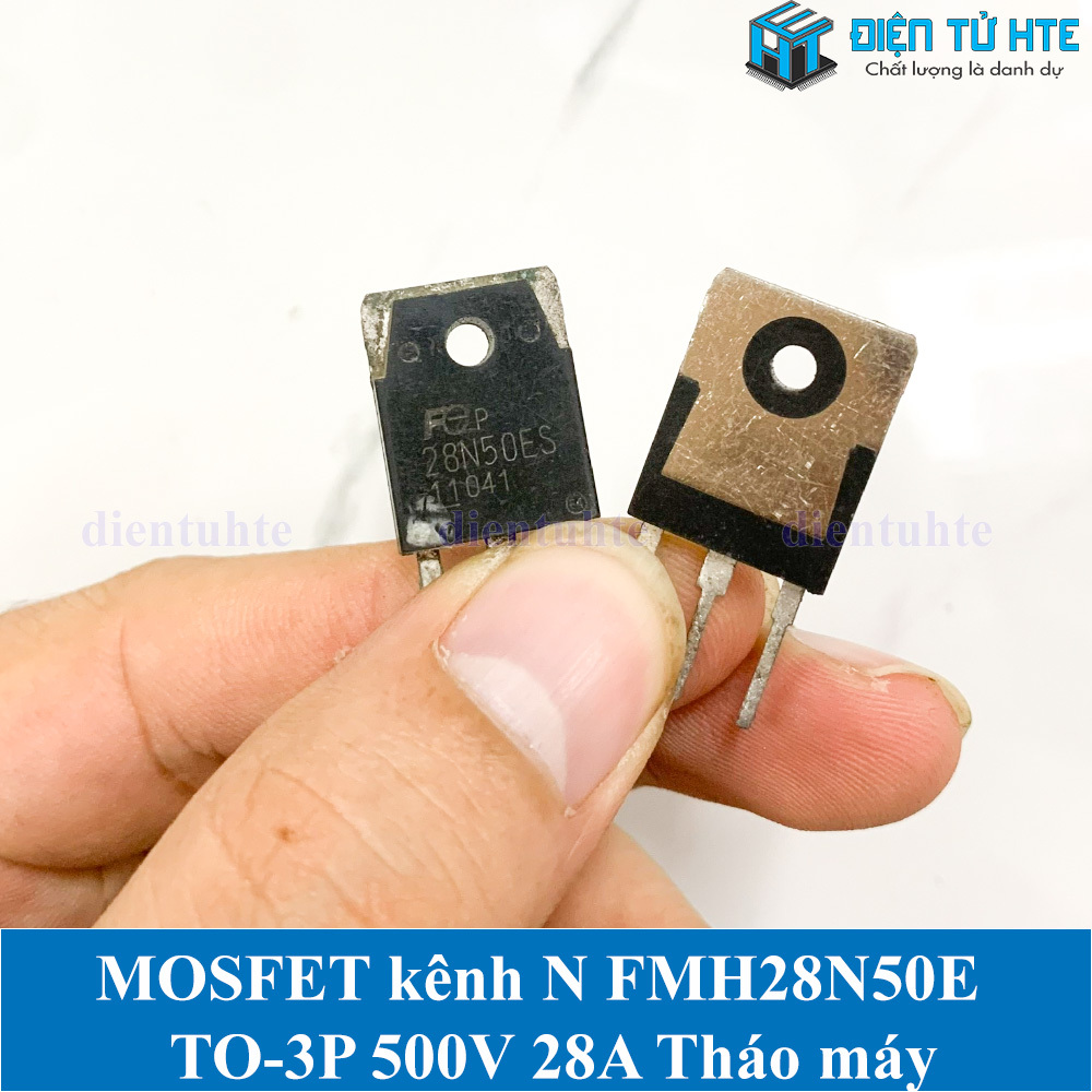 [REMOVAL] N-channel MOSFET 28N50 28N50ES FMH28N50E TO-3P 500V 28A ของแท้ถอดประกอบ